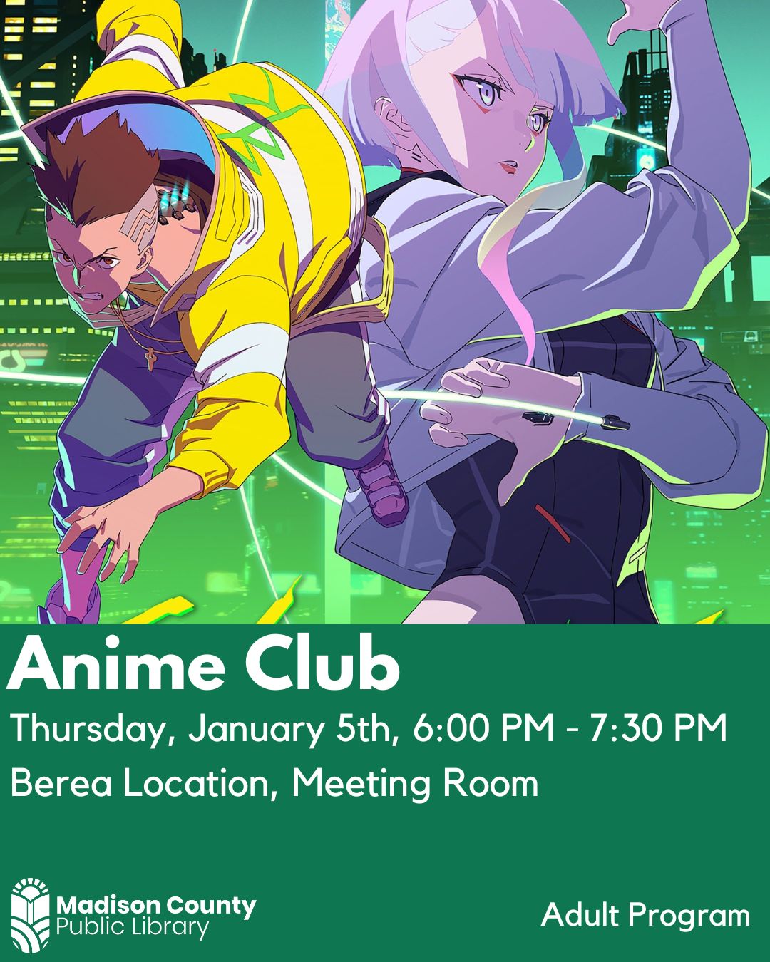 Anime Club | Swanton Public Library
