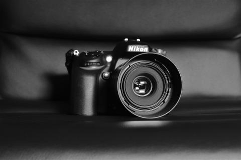 black and white camera