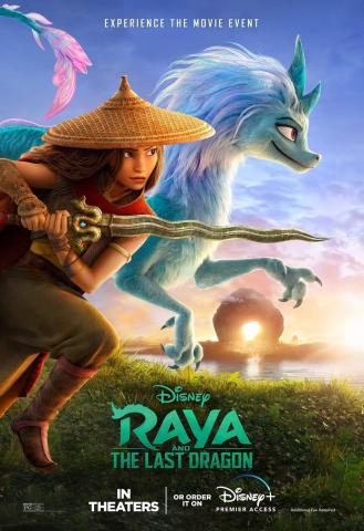 raya and the last dragon movie poster