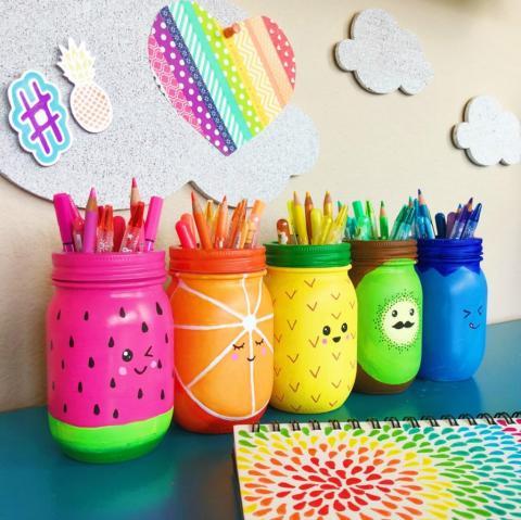 fruit mason jars