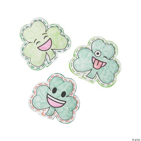 cute shamrock lacing plushies