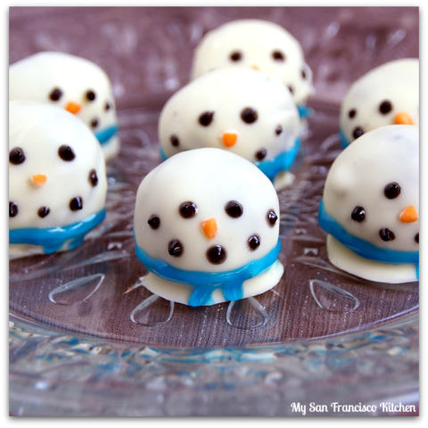 Oreo snow men