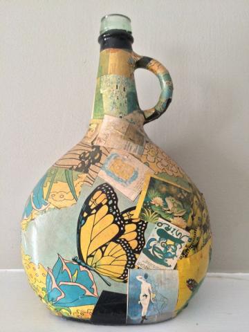 decoupage jar