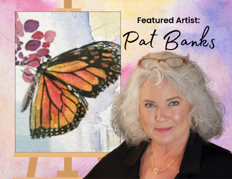 Pat Banks Watercolor butterfly 