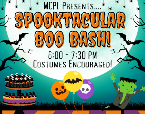 "Spooktacular Boo Bash 6:00 -7:30 PM"