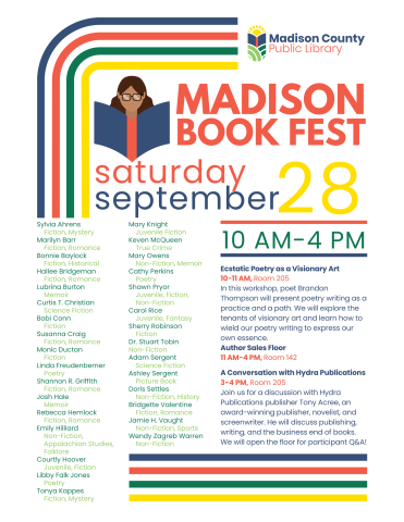 Madison Book Fest Flyer