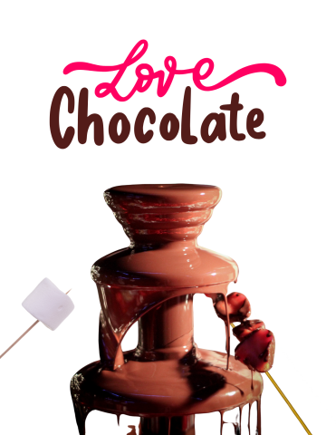 Image of a chocolate fountain