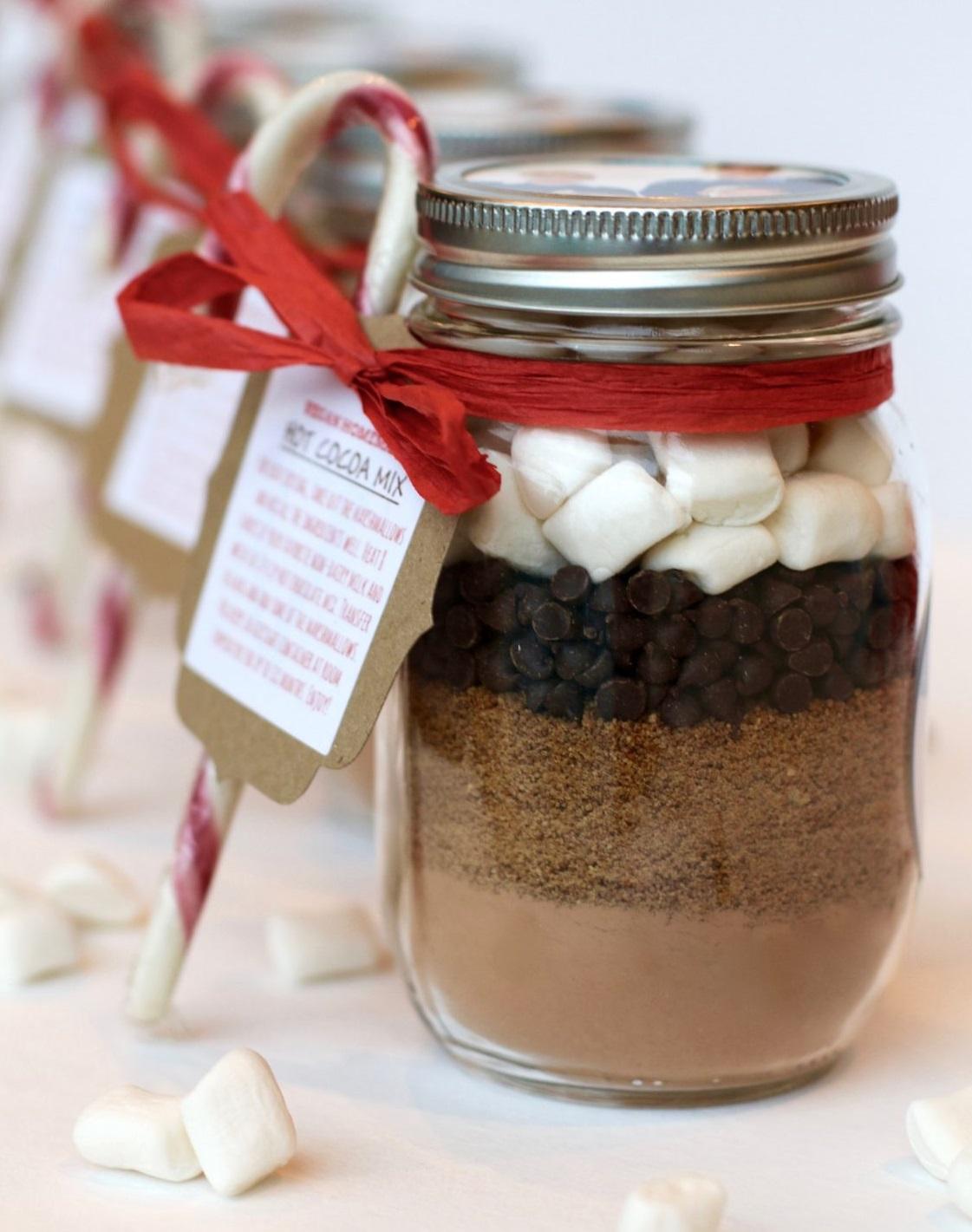 cocoa mix mason jar 