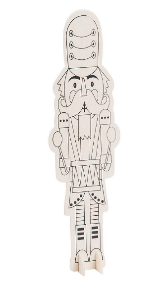 wooden nutcracker standee