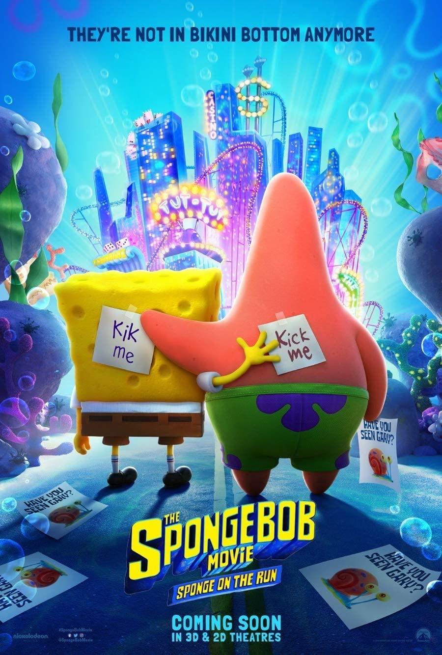 spongebob movie sponge on the run poster