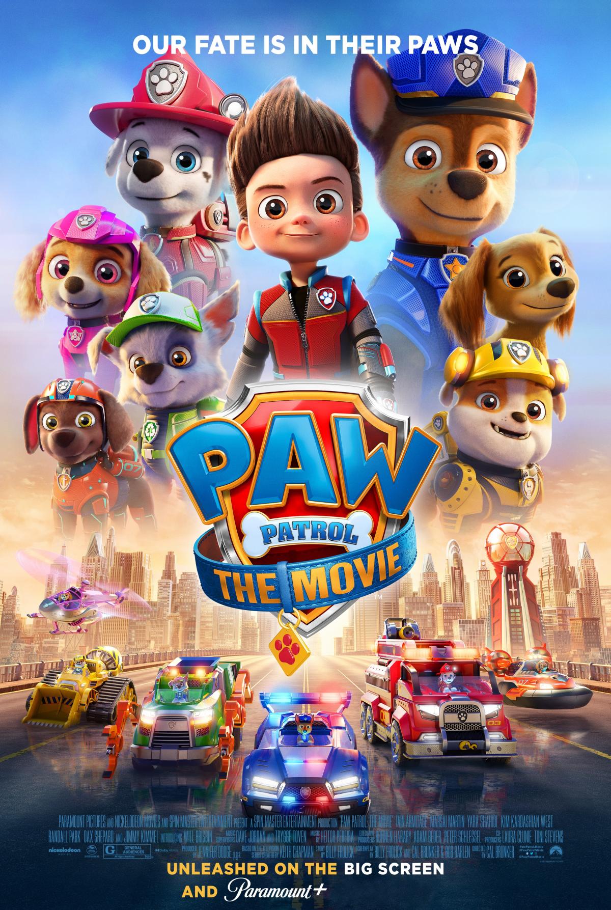 paw patrol movie poster