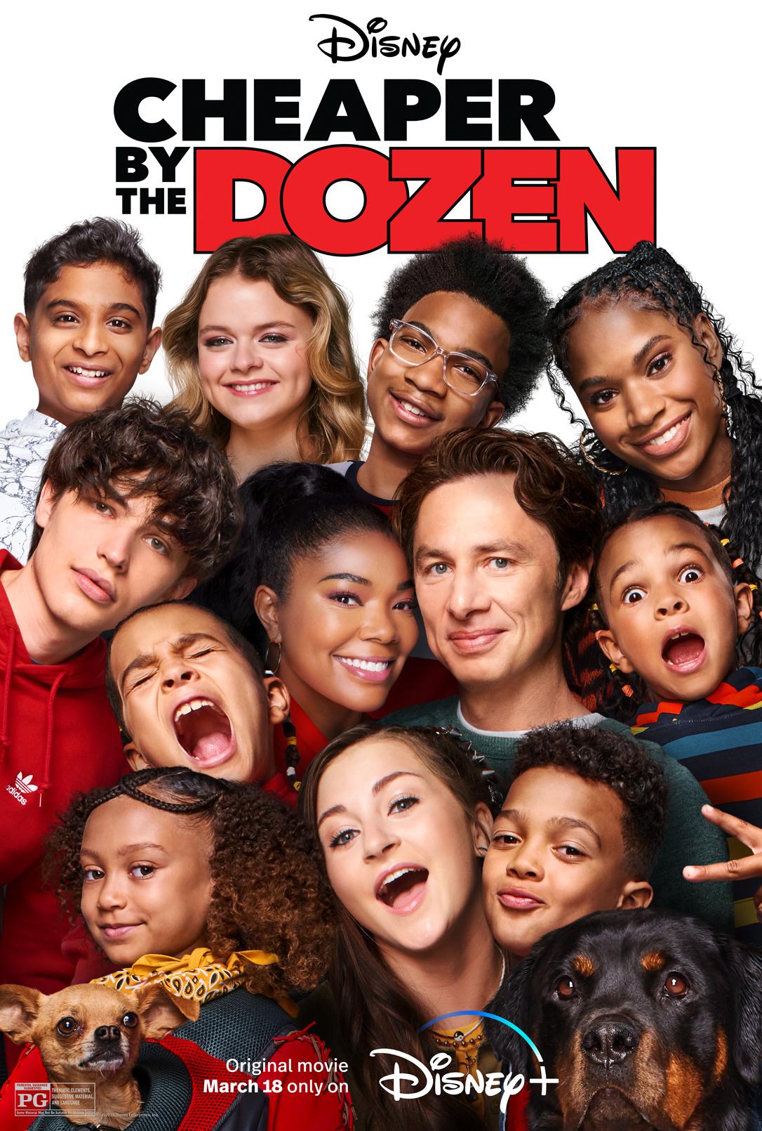 cheaper by the dozen 2022 poster