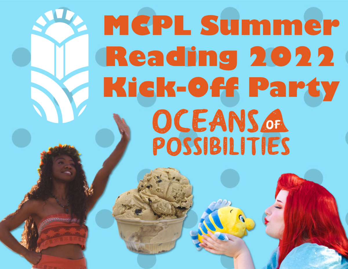 summer reading kick-off party 2022 poster