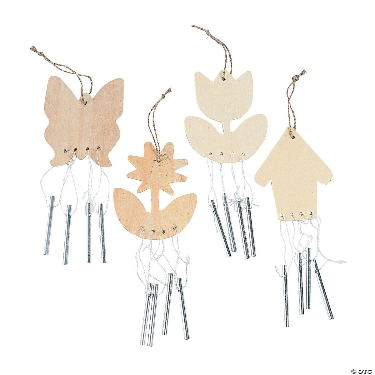 Image of wooden windchimes