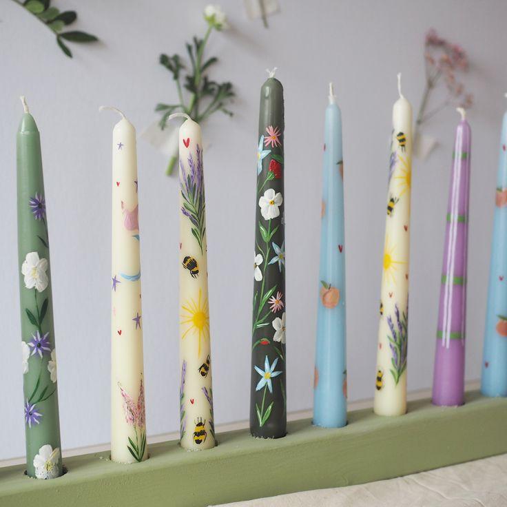 painted candles