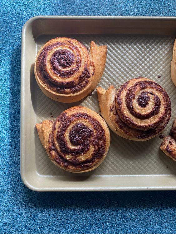 cinnamon roll snails