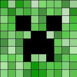 Pixel pattern of creeper