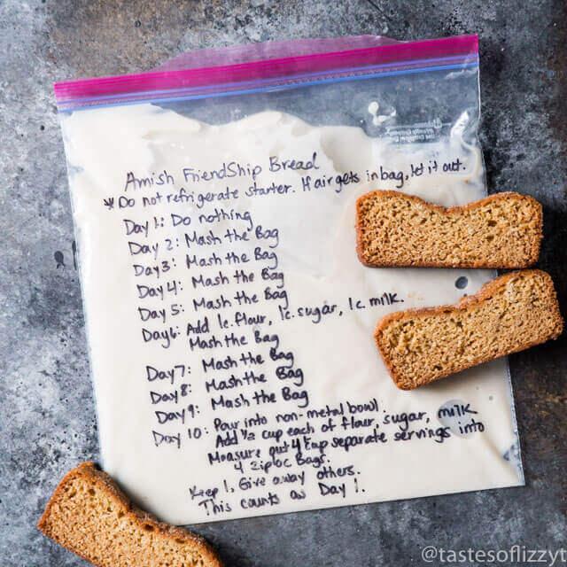 friendship bread starter