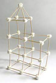 Image of toothpick and marshmallow tower