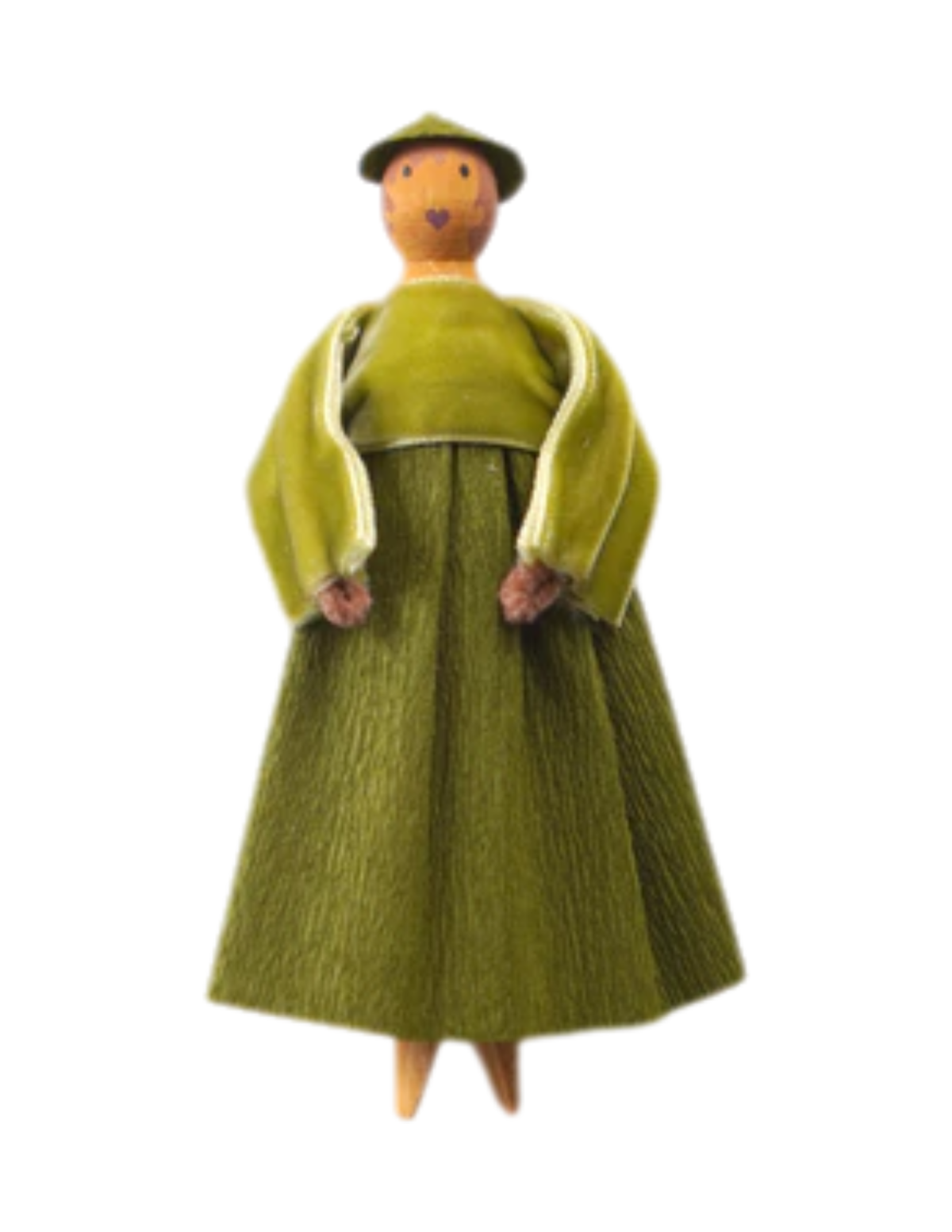 Image of a clothespin doll